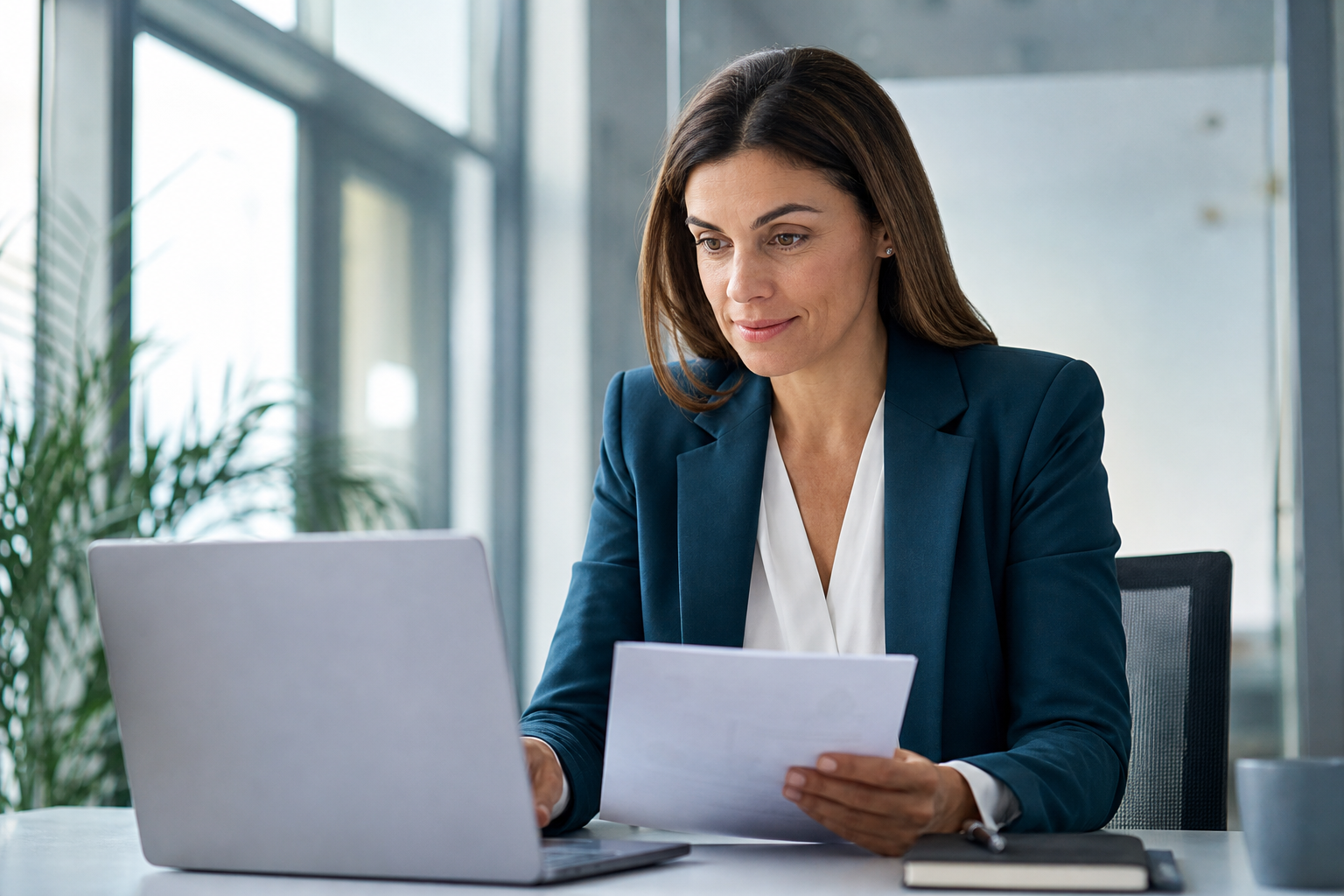 HR reviewing verified candidate documents